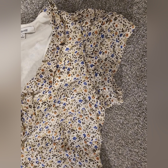 Madewell 100% Silk, Lined, Summer Dress - Picture 5 of 8